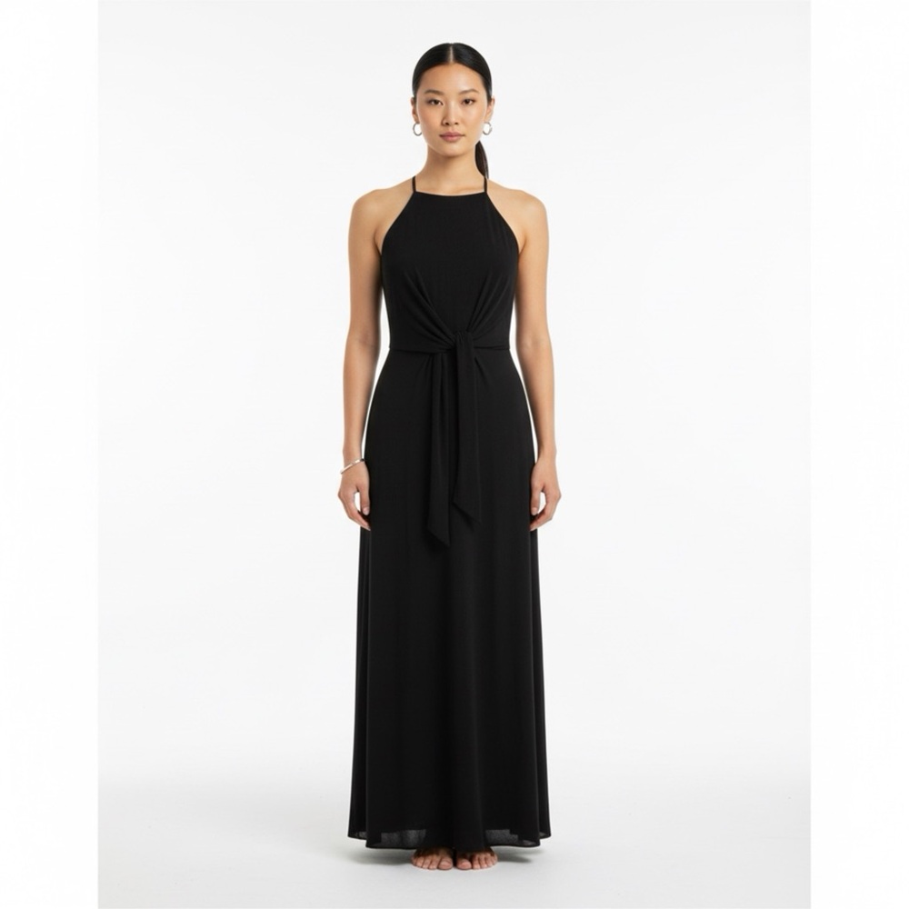 The Limited Black Halter Maci Dress Size S